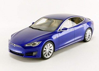 Tesla Model S Bleu