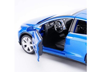 Tesla Model X Bleu - photo 4